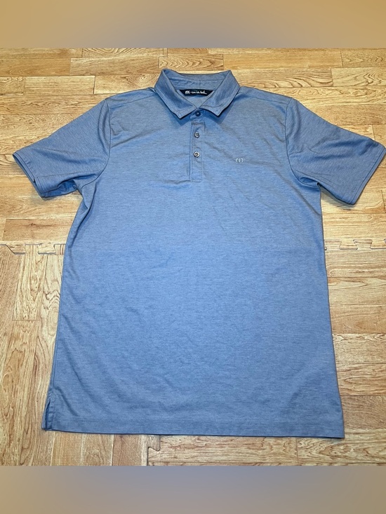 Travis Mathew Other - TravisMathew Polo Shirt Mens Medium Gray Blue Performance Golf Casual Stretch